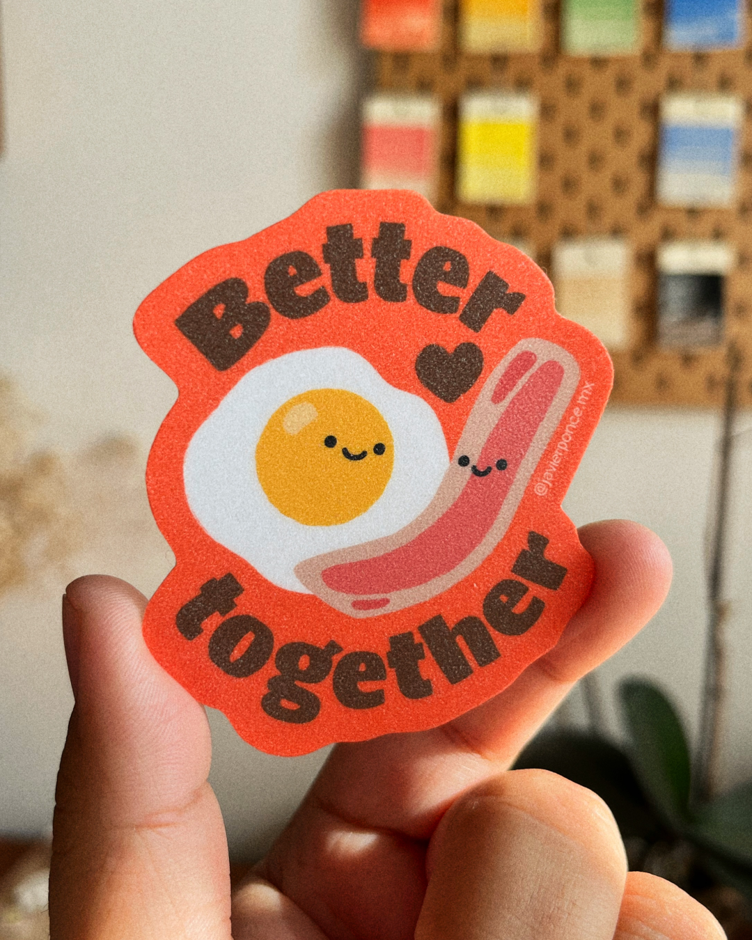 Set de Picnic Lunch en Pareja: 2 Imanes sorpresa + 2 stickers