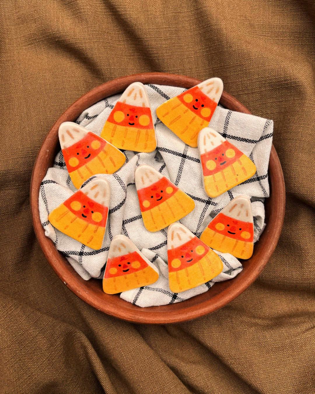 Imán Candy Corn Halloween