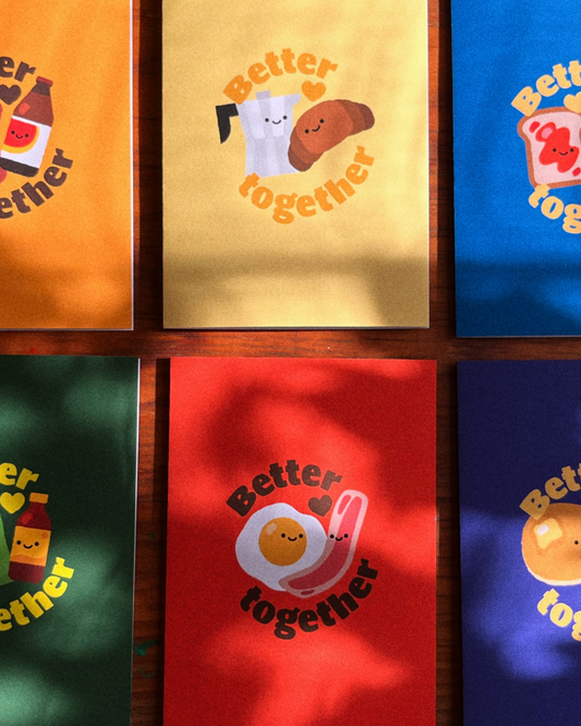 Set de Portavelas en Pareja: Kit para pintar + Tarjeta