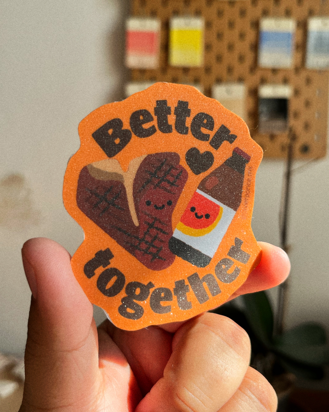 Sticker Carnita Asada y Chelita