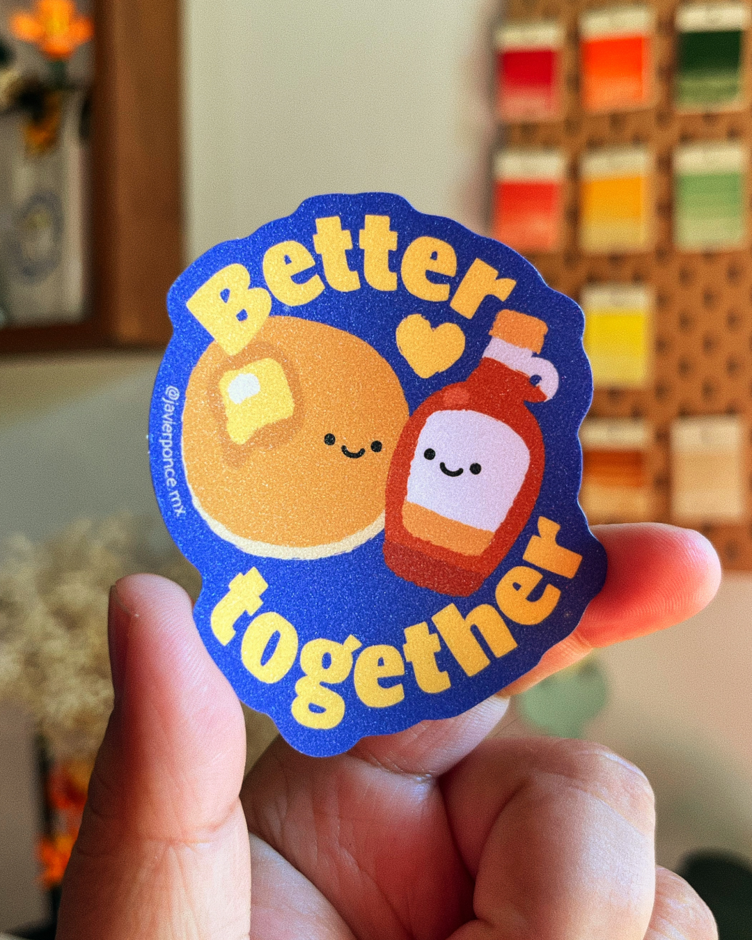 Sticker Hot Cakes y Maple