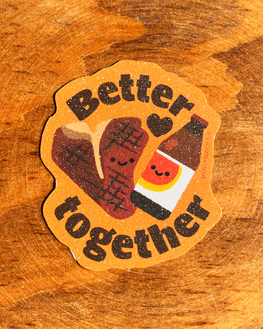 Sticker Carnita Asada y Chelita