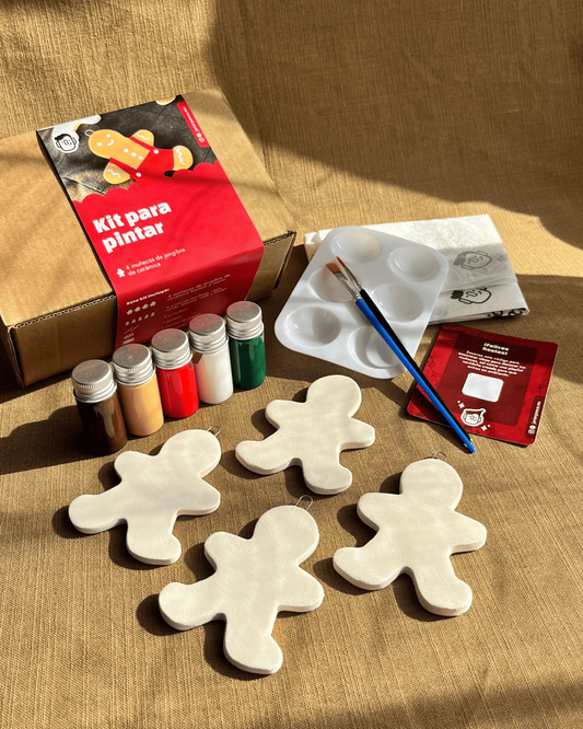 Kit para pintar: Muñecos de Jengibre