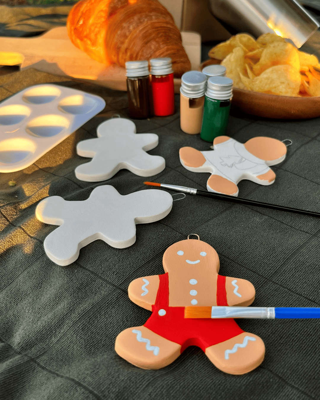 Kit para pintar: Muñecos de Jengibre