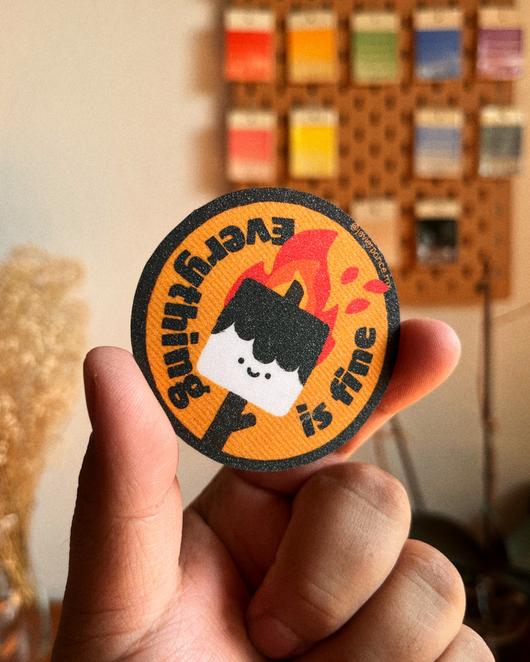 Sticker Everything is Fine