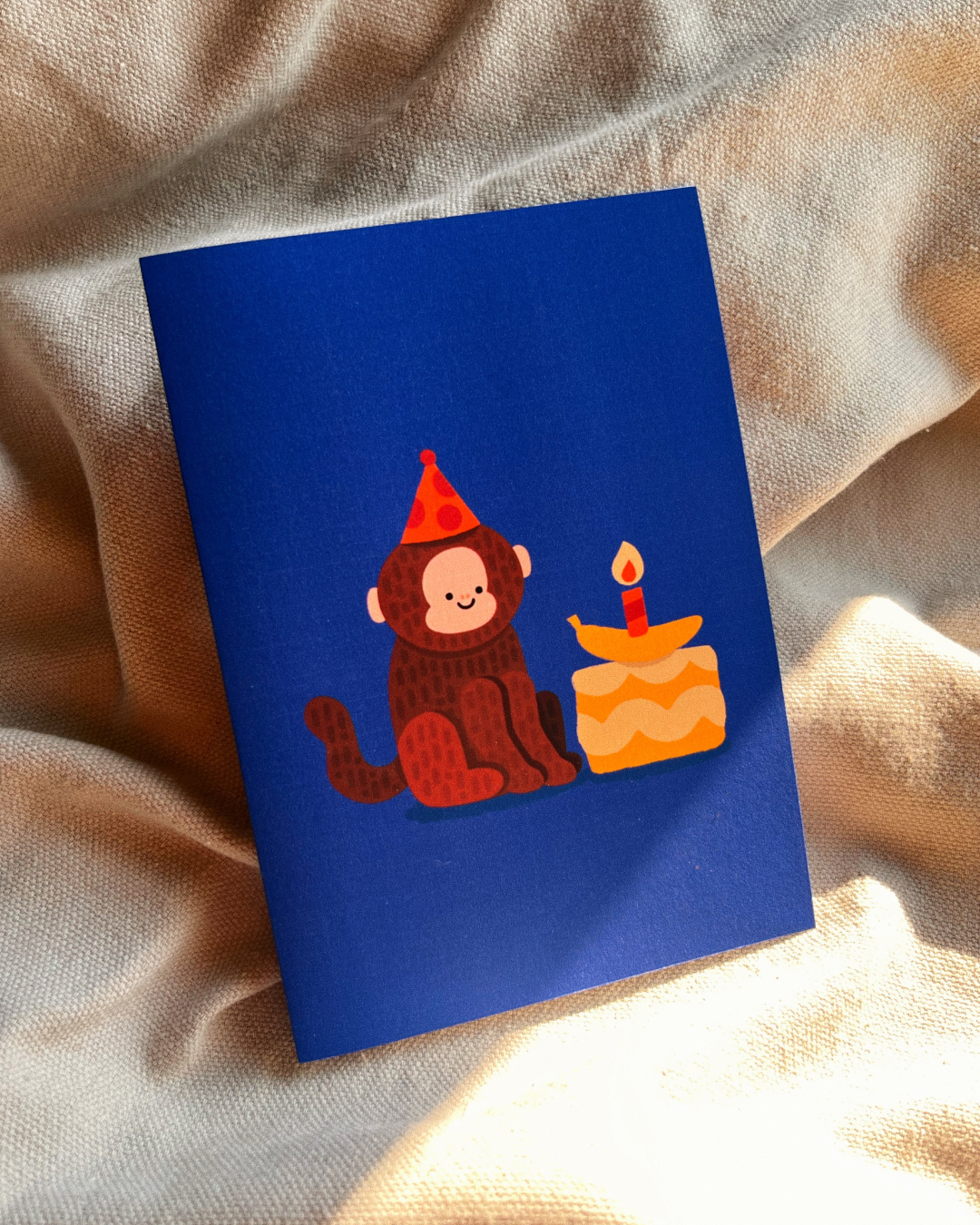 Tarjeta Monito Cumpleañero